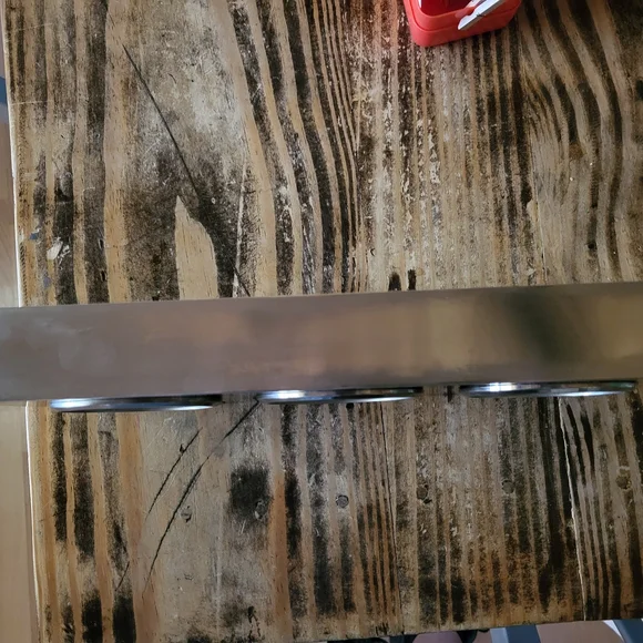 POTTERY BARN Silver Multi-Time Zone Wall Clock - Picture 2 of 5